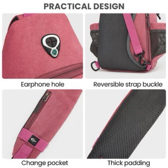 G4Free Anti-Theft Canvas Sling with USB Port - Picture 8 of 9